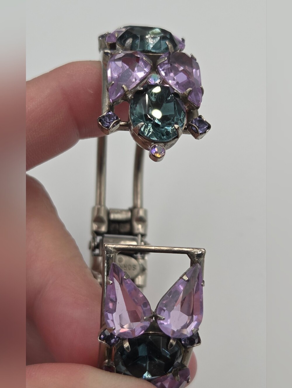 NEW SORRELLI PURPLE BLUE CLAMPER BRACELET - Picture 4 of 10